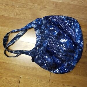 Justice tie dyed sequin purse
